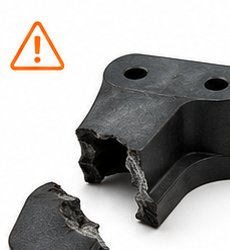 Broken industrial part symbolic image