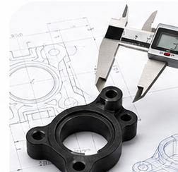 Reverse engineering symbolic image with caliper and engineering drawing